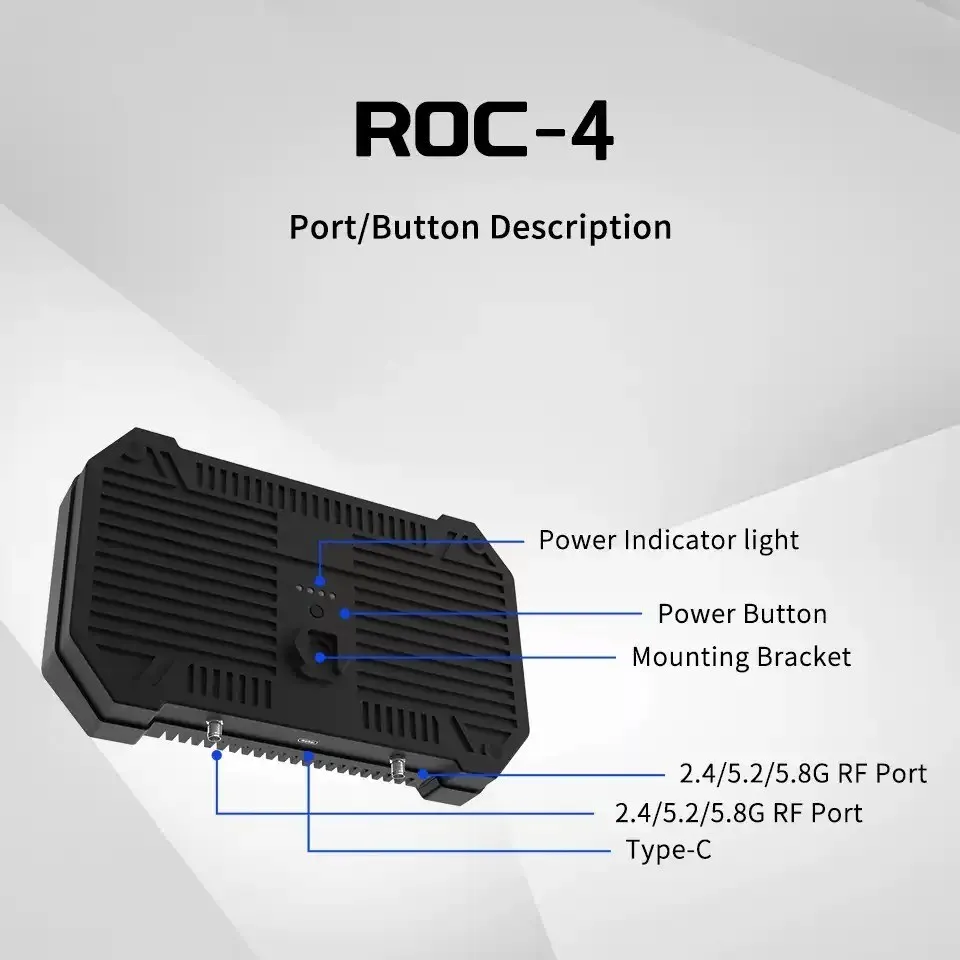 2.4G 5.8G 10W 8000mAh Drone Signal Booster For RC-Plus high quality