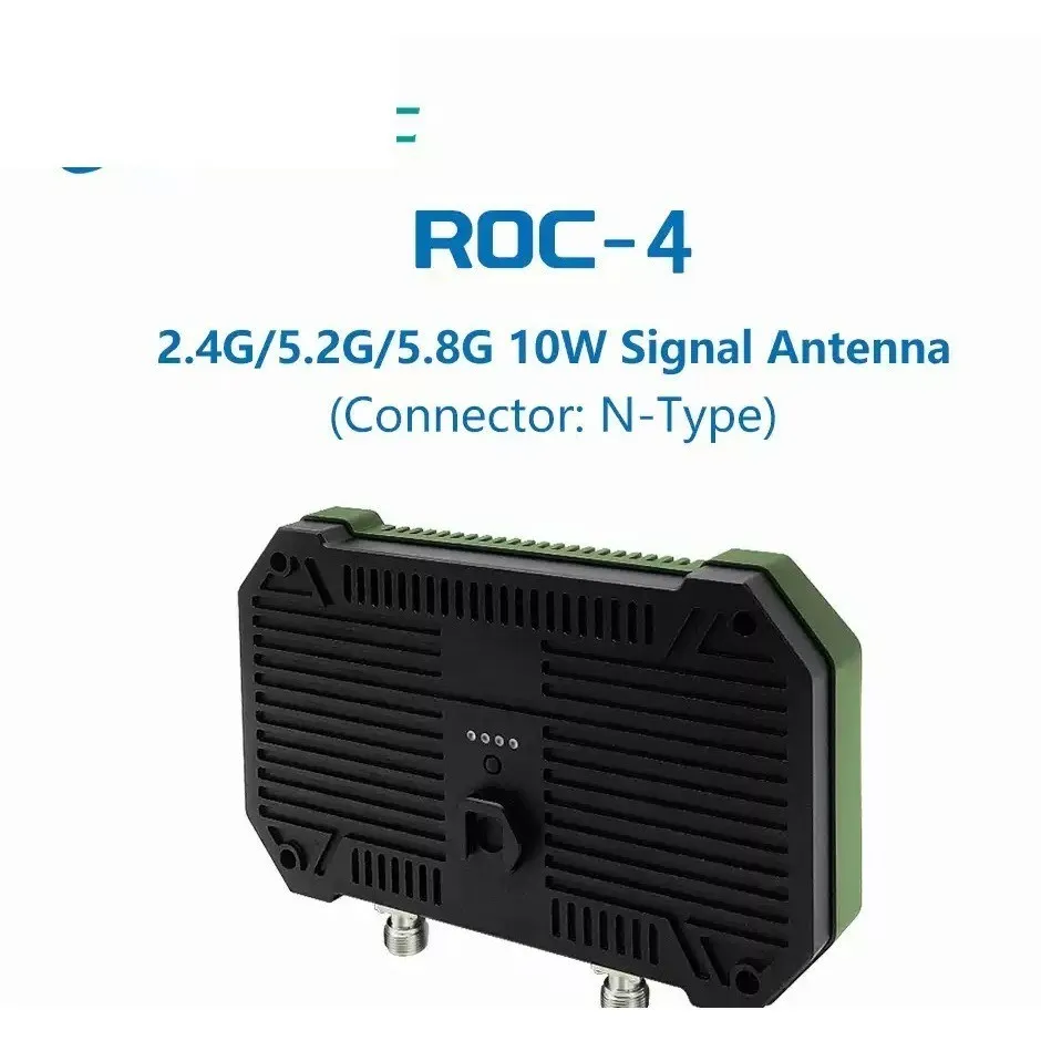 ROC-4 2.4G 5.8G 10W 8000mAh Drone Signal Booster N-Type Antenna Kit factory ROC-4 2.4G 5.8G 10W 8000mAh Drone Signal Booster N-Type Antenna Kit factory